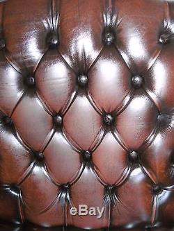 Chesterfield/Gainsborough Leather Computer Chair