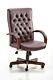 Chesterfield Leather Gainsborough Style Captains Chair Office Desk Chair 150kg