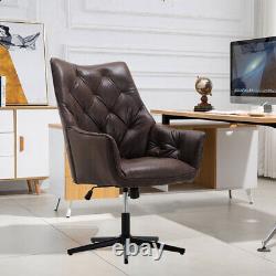 Chesterfield Leather Office Chair Home Study Computer Chairs Gaming Work Station