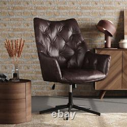 Chesterfield Leather Office Chair Home Study Computer Chairs Gaming Work Station