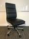 Classic Black Leather Executive Office Chair