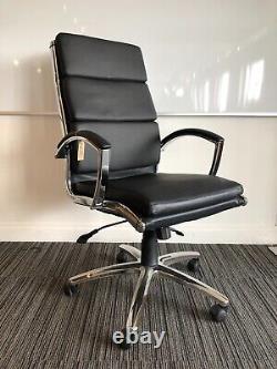 Classic Black Leather Executive Office Chair