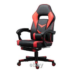 Computer Desk Gaming Racing Desk and Chair Set with Cup Holder Footrest Office UK