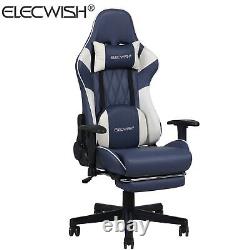 Computer Gaming Chair Ergonomic Executive Massage 160° Recliner Footrest Office