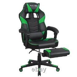 Computer Gaming Chair Ergonomic Executive Office Chair Massage Recliner Footrest