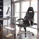 Computer Office Racing Chair Faux Leather Pu Chair Swivel Furniture