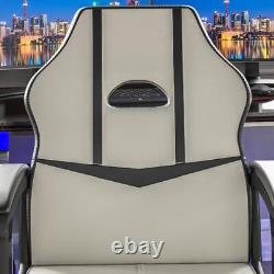 Computer chair, Office Gaming Chair Racing Style PU Leather Ergonomic UK