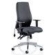 Coral High Black Leather Office Chair