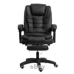 Cosy Massage Computer Chair Home Office Gaming Relaxing Lift Swivel PU Recliner