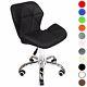 Cushioned Computer Desk Office Chair Chrome Legs Lift Swivel By Charles Jacobs