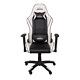 Dellonda Gaming/office Chair Adjustable, Headrest & Lumbar Support Black/white