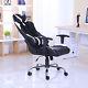Deluxe Leather Sports Racing Gaming Office Computer Reclining Chair