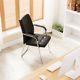 Deluxe Pu Leather Home Office Conference Chair Black Strong Metal Computer Chair