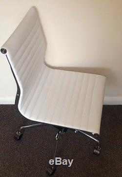 Dwell Nexus White Faux Leather Office /Studio/Design Contemporary Chair RRP £299