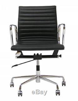 EA117 Leather Eames Style Office Chair