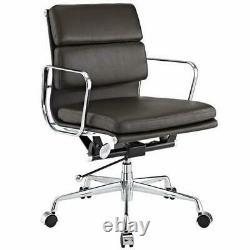 EA217, EA219 executive Office Computer Chair Low Back, High Back Padded Leather