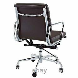 EA217, EA219 executive Office Computer Chair Low Back, High Back Padded Leather