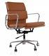 Ea217 Leather Eames Style Office Chair In Orange Tan