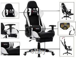 EDWELL Computer Gaming Chair Home Office Chair with Lumbar Massage Support