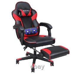 ELECWISH Computer Gaming Chair Ergonomic Office Executive Massage Recliner Red