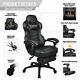 Elecwish Gaming Chair Leather Adjustable Seat Lumbar Support Home Office Chairs