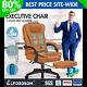 Elfordson Massage Office Chair Executive Gaming Racer Heated Pu Leather Seat