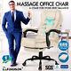Elfordson Massage Office Chair With Footrest Executive Gaming Seat Pu Leather
