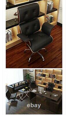 Eame Office Chair, Real Leather