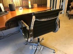 Eames Ea108 Aluminium And Leather Office Chair