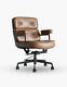 Eames Executive Lobby Office Chair Brown Real Leather Game Chair Designer