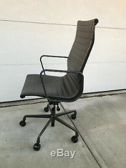 Eames Herman Miller High Back Leather Executive Office Chair