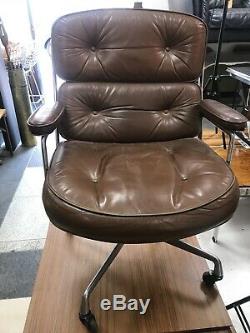 Eames Herman Miller Office Chair Executive Time Life Leather Mid Century