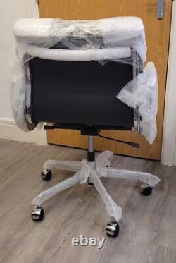 Eames Style EA217 Office Chair Black Leather FREE DELIVERY