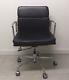 Eames Style Ea217 Soft Pad Office Chair Black Full Aniline Italian Leather