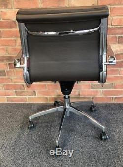 Eames Style Leather Low Back Soft Pad Office Chair DC5032