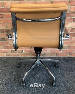 Eames Style Leather Low Back Soft Pad Office Chair DC5032