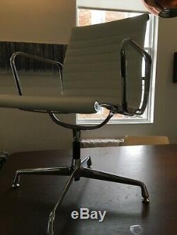 Eames style office chair in real leather. A few months old virtually unmarked