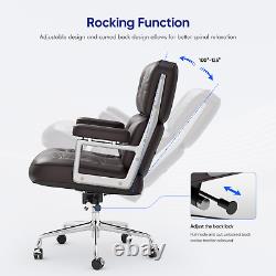 Eams Office Chair Ergonomic Real Leather Computer Chair Swivel Executive Seat