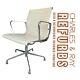 Eams Style Office Chair Ea108 Dining/office Swivel Chair White Leather