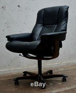 Ekornes Stressless Mayfair Executive Leather Swivel Reclining Office/desk Chair