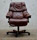 Ekornes Stressless Reno Executive Leather Swivel Reclining Office/desk Chair