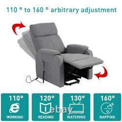 Elecrtic Massage&heated Armchair Lift Assit Recliner Sofa Casual Office Chair Uk