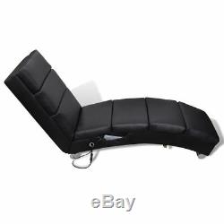 Electric Artificial Leather Lounger Massage Chair Reclining Office Seat Chaise