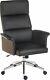 Elegance High Back Black Leather Executive Home Office Swivel Computer Chair
