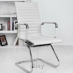 Elegance Visitor Cantilever Faux Leather Chair Office Reception Meeting Chair UK