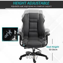 Elegantly Designed Padded Faux Leather Swivel Executive Home Office Gaming Chair