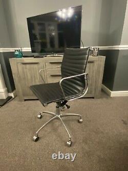 Elite Enna Executive Medium Back Office Computer Leather Chair Eames
