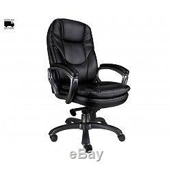 Eliza Tinsley Leather Executive Office Chair Black
