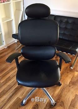 Ergo Dynamic Bonded Leather Office Chair, Posture Office Computer Swivel Chair