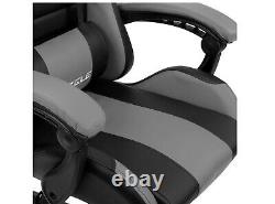 Ergonomic Computer Gaming Leather Chair with Footrest High Office Arms Headrest